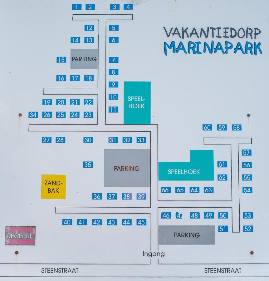Westende Marinapark Bungalow Blue Middelkerke Exteriör bild